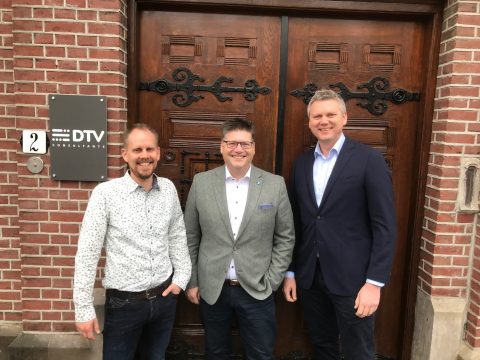 Hans Godefrooij, Willem Buijs en Paul van den Bosch FOTO DTV Consultants