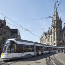 Een Flexity Tram van De Lijn in Gent