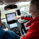Ford en SmartwayZ testen slimme rijassistent. BEELD Provincie Noord-Brabant