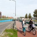 Jongeren op de fiets. Foto: Provincie Zuid-Holland
