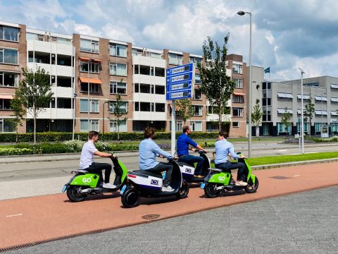E-scooters Check en Go Sharing BEELD gemeente Breda