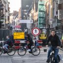 Fietsers in Groningen