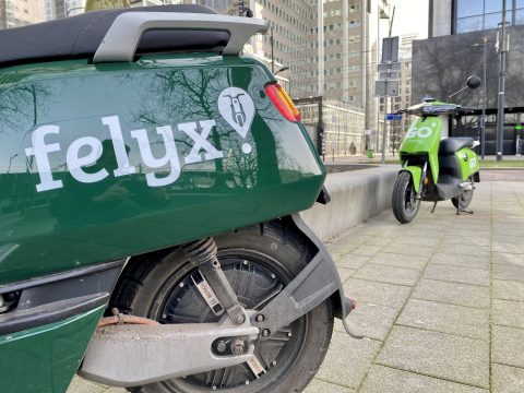 Felyx en Go deelscooter