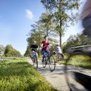 Actieve mobiliteit op fietspad in Noord-Holland (bron: prov N-H)