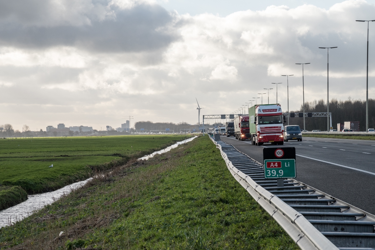 A4 richting Den Haag (bron: Rijkswaterstaat)