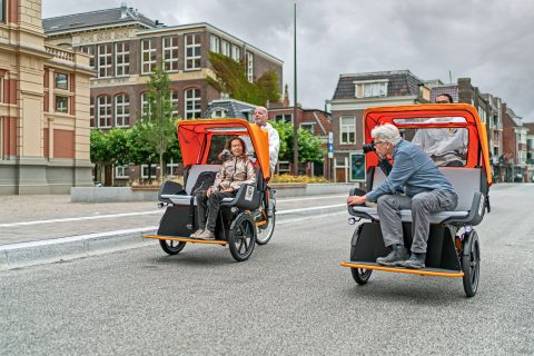 Risk in de binnenstad van Groningen. Foto: Anders Mobiel