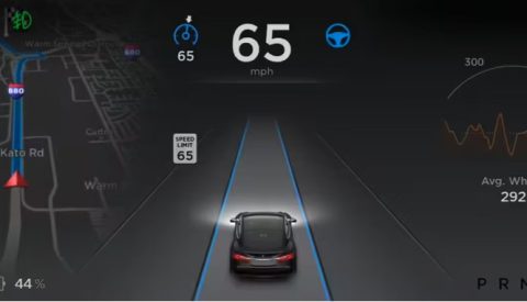 Wetgeving EU zelfrijdende auto's. Foto: Tesla