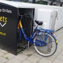 OV-fiets in kluis op station Deurne