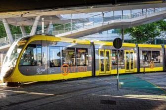 Campagne remweg tram