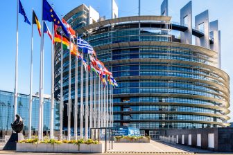 Beeld: EU-gebouw in Straatsburg